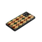 ted checkered pattern back phone cover | glass case for nothing phone 1