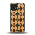 ted checkered pattern back phone cover | glass case for nothing phone 2