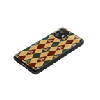 ted checkered pattern back phone cover | glass case for nothing phone 2