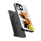 teddy back phone cover | glass case for iphone 13 pro max
