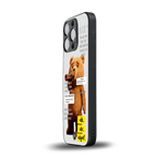teddy back phone cover | glass case for iphone 14 pro