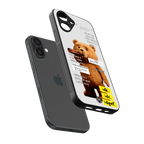 teddy back phone cover | glass case for iphone 16