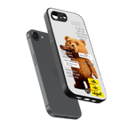 teddy back phone cover | glass case for iphone 16e