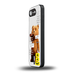 teddy back phone cover | glass case for iphone 16e