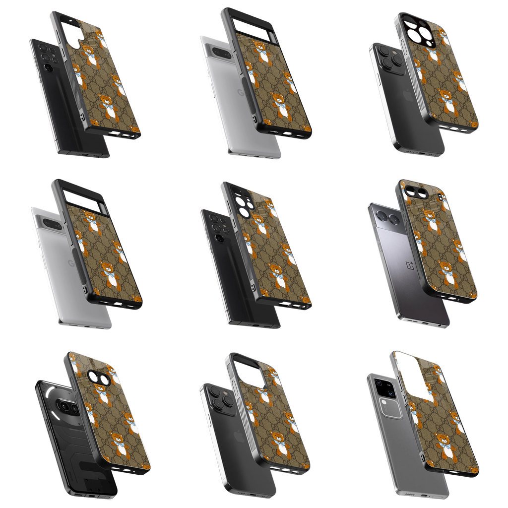 Durable Glass Back Mobile Case for iPhone, Samsung, OnePlus, Google Pixel, Redmi, Vivo, Oppo