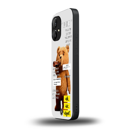 teddy back phone cover | glass case for nothing phone 1