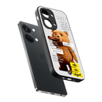 teddy back phone cover | glass case for oneplus nord 3