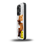 teddy back phone cover | glass case for oneplus nord 3
