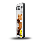 teddy back phone cover | glass case for oneplus nord 4