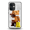 teddy back phone cover | glass case for oneplus nord ce 3