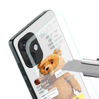teddy back phone cover | glass case for oneplus nord ce 3