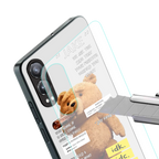 teddy back phone cover | glass case for oneplus nord ce 4 lite