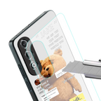 teddy back phone cover | glass case for oneplus nord ce 4