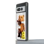 teddy back phone cover | glass case for google pixel 7 pro