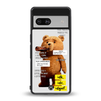 teddy back phone cover | glass case for Google Pixel 7