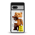 teddy back phone cover | glass case for Google Pixel 7A