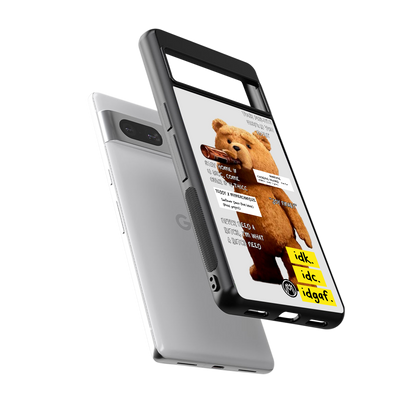 teddy back phone cover | glass case for Google Pixel 7A