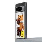 teddy back phone cover | glass case for google pixel 8 pro