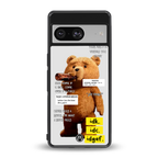 teddy back phone cover | glass case for Google Pixel 8