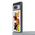 teddy back phone cover | glass case for Google Pixel 8