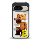 teddy back phone cover | glass case for google pixel 9