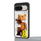 teddy back phone cover | glass case for google pixel 9