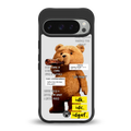 teddy back phone cover | glass case for google pixel 9 pro xl