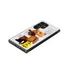 teddy back phone cover | glass case for samsung galaxy s23 ultra