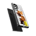 teddy back phone cover | glass case for samsung galaxy s25 ultra