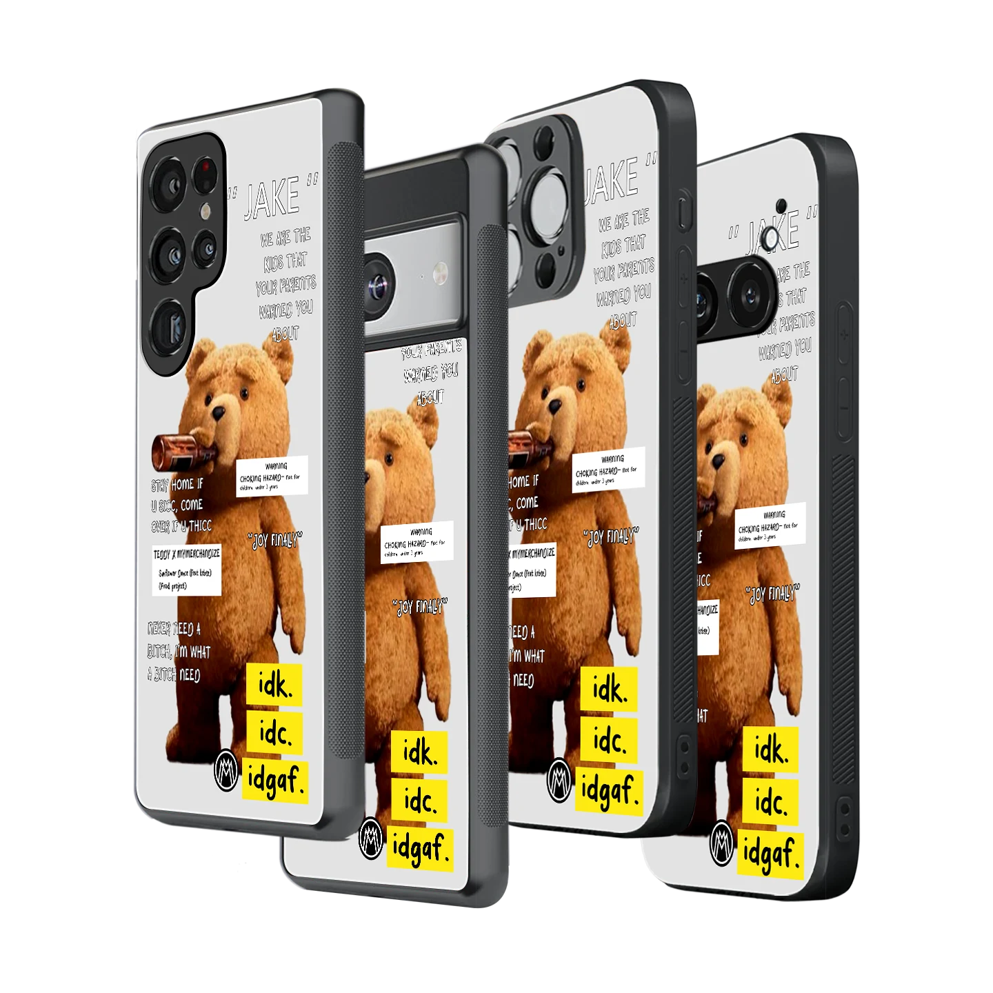 Stylish Glass Back Case for All Smartphones – iPhone, Samsung, OnePlus, Pixel, Redmi, Oppo, Vivo, Motorola