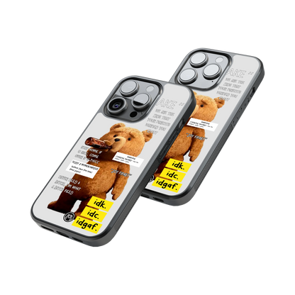Protective Glass Back Phone Case Compatible with iPhone, Samsung, OnePlus, Pixel & More