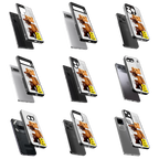Durable Glass Back Mobile Case for iPhone, Samsung, OnePlus, Google Pixel, Redmi, Vivo, Oppo