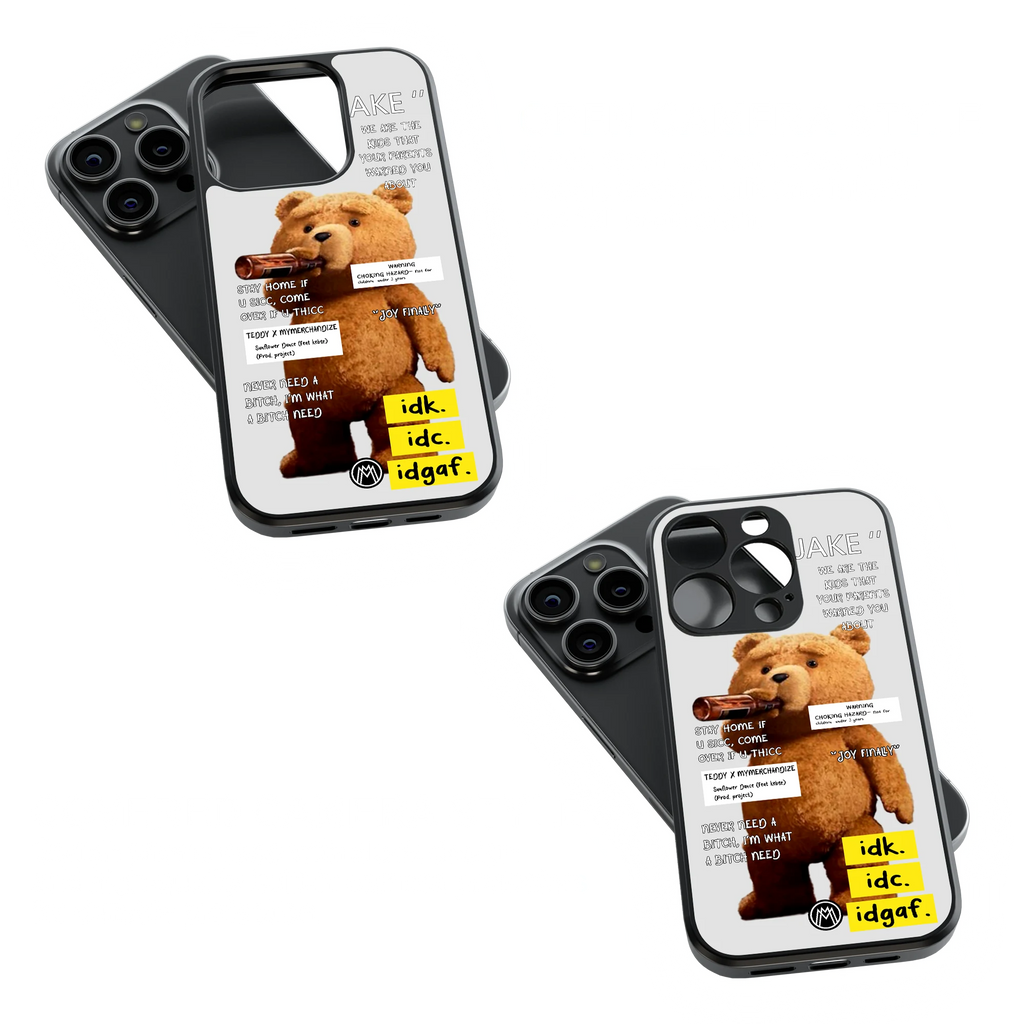 Trendy Glass Back Mobile Case for iPhone, Samsung, Redmi, OnePlus, Google Pixel, Motorola
