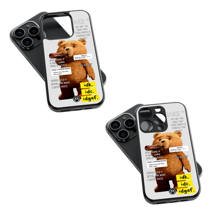 Trendy Glass Back Mobile Case for iPhone, Samsung, Redmi, OnePlus, Google Pixel, Motorola