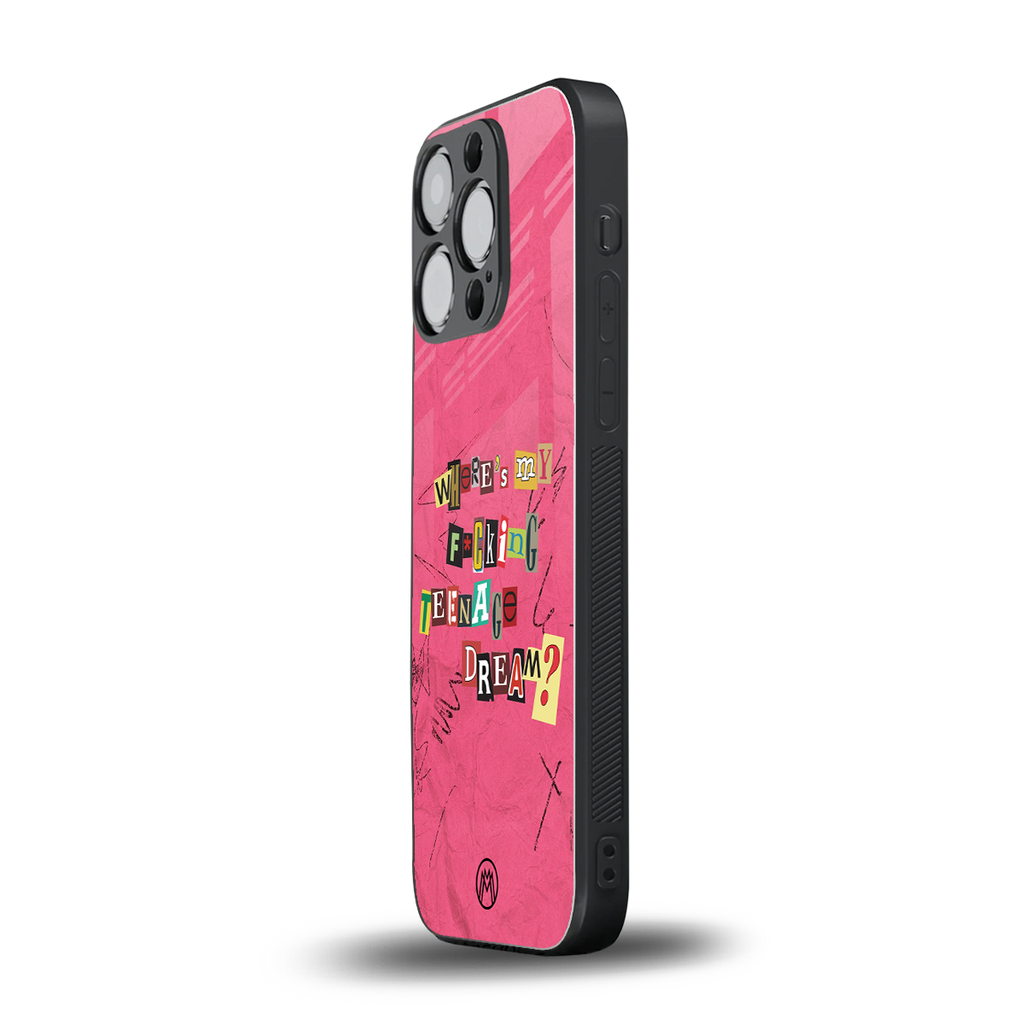 teenage dream back phone cover | glass case for iphone 13 pro