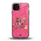 teenage dream back phone cover | glass case for iphone 15 plus
