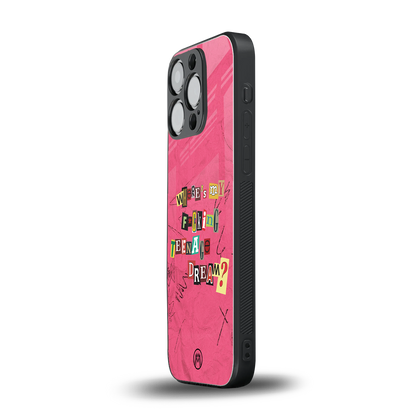 teenage dream back phone cover | glass case for iphone 14 pro