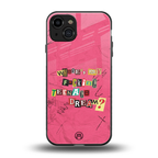 teenage dream back phone cover | glass case for iphone 15