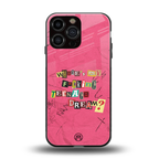 teenage dream back phone cover | glass case for iphone 16 pro max
