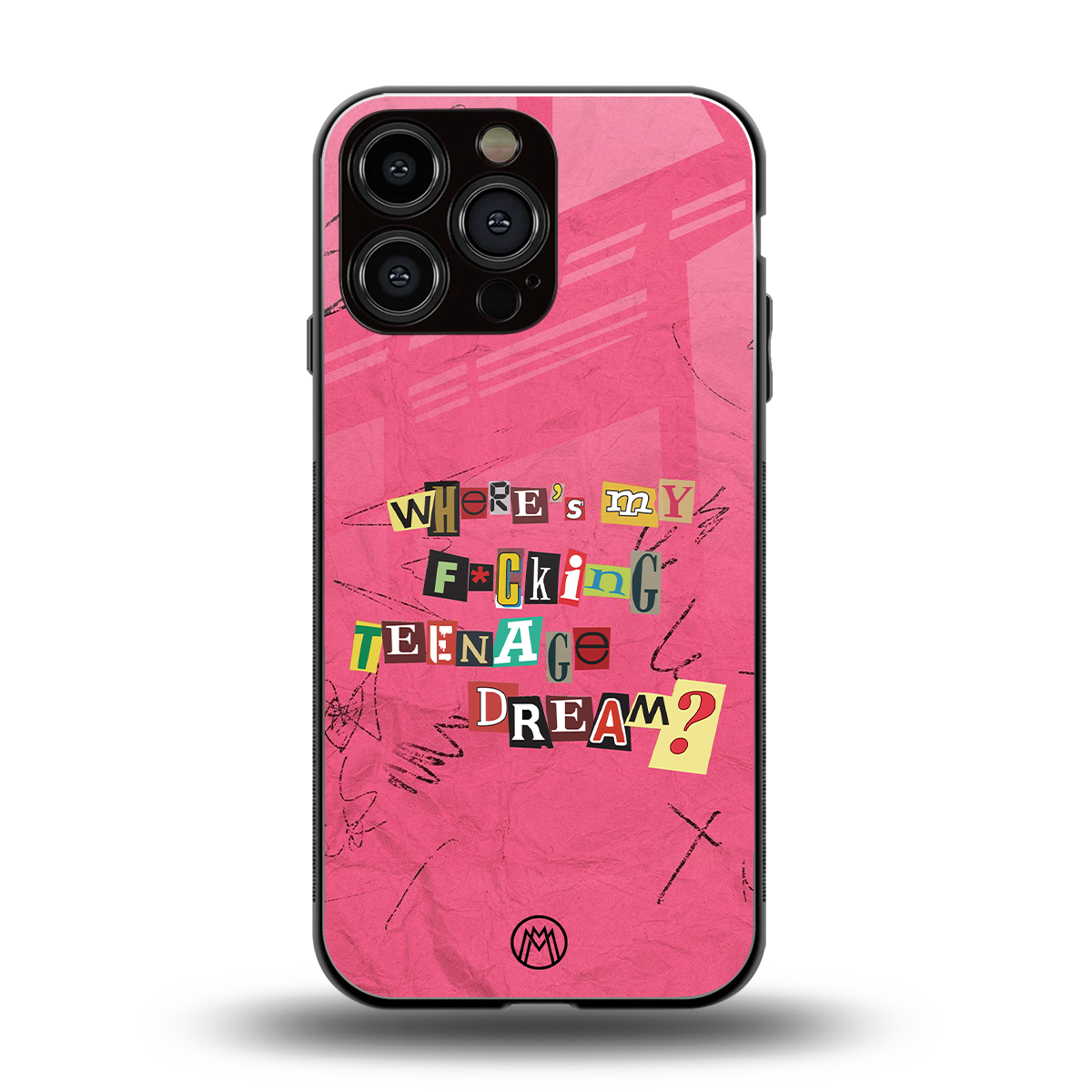 teenage dream back phone cover | glass case for iphone 16 pro max
