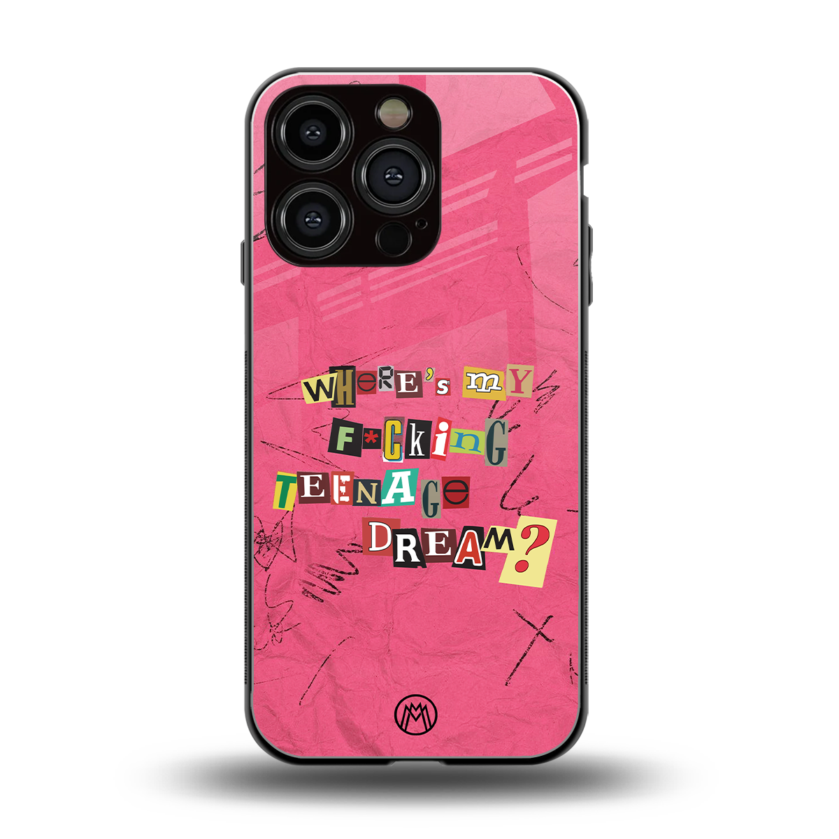 teenage dream back phone cover | glass case for iphone 16 pro