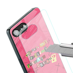 teenage dream back phone cover | glass case for iphone 16e