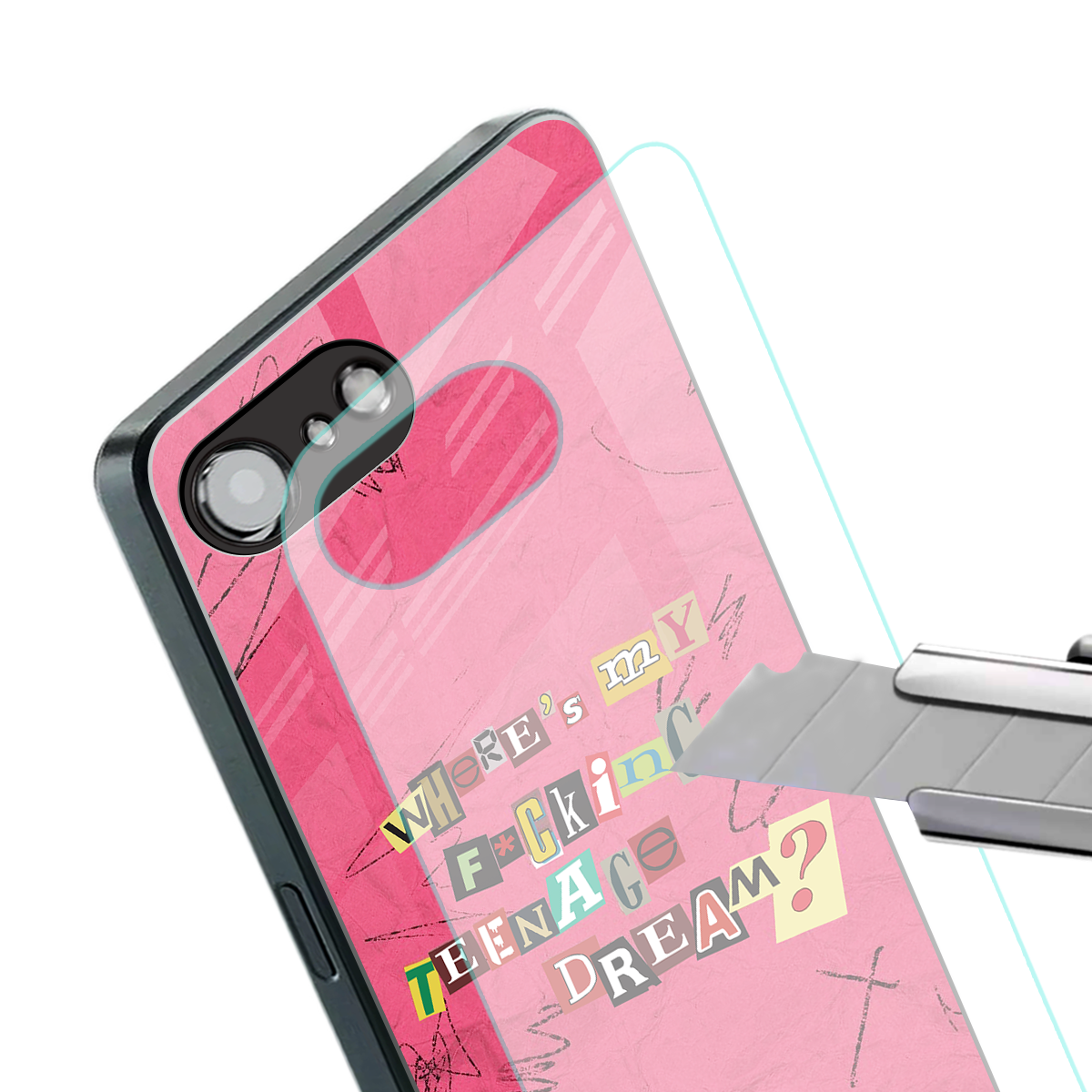teenage dream back phone cover | glass case for iphone 16e