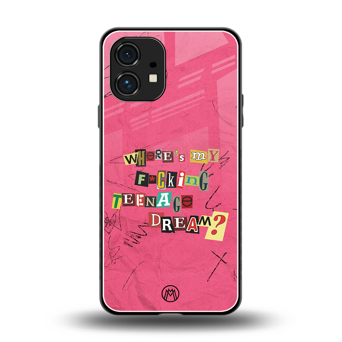 teenage dream back phone cover | glass case for nothing phone 1