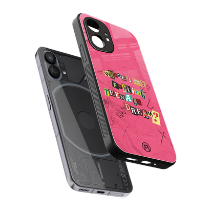 teenage dream back phone cover | glass case for nothing phone 1