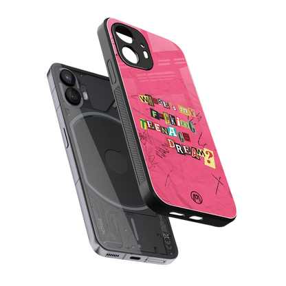 teenage dream back phone cover | glass case for nothing phone 2