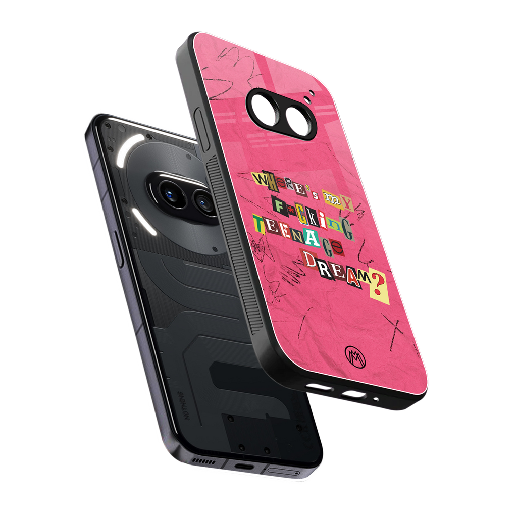 teenage dream back phone cover | glass case for nothing phone 2a