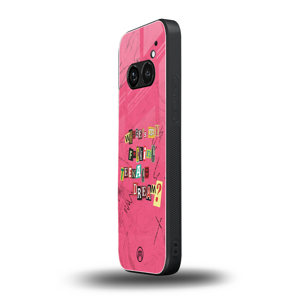 teenage dream back phone cover | glass case for nothing phone 2a