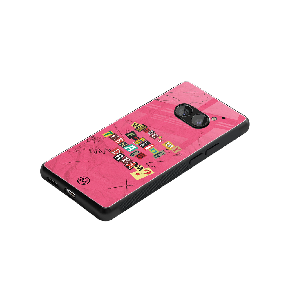 teenage dream back phone cover | glass case for nothing phone 2a