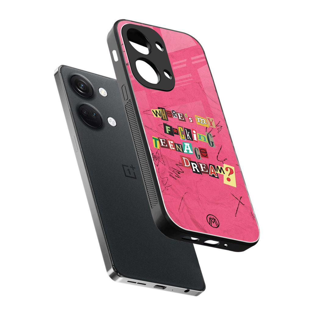 teenage dream back phone cover | glass case for oneplus nord 3
